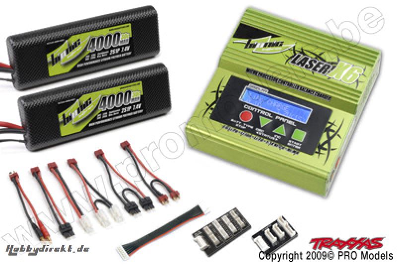 BIONIC CHARGER / LIPO COMBO 30C 4000MAH TRAXXAS BC-CHA-4000TR