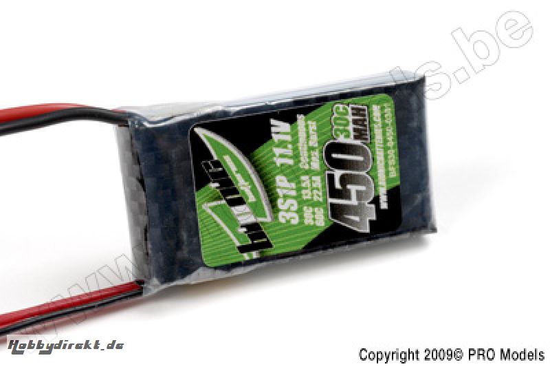 BIONIC FLIGHT 30C 450MAH 3S1P 11,1V BFS30-0450-0301