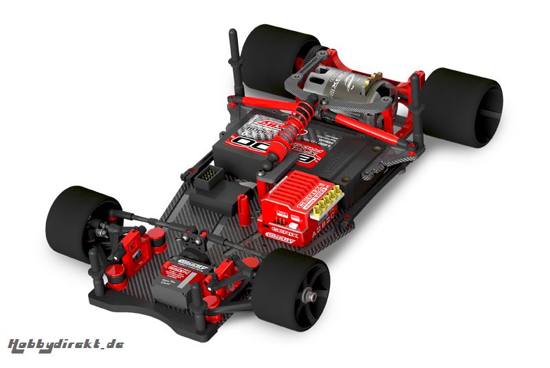 Team Corally - SSX-12 Car Kit - Chassis ohne Elektronik, Motor, Karosserie, Reifen C-00100