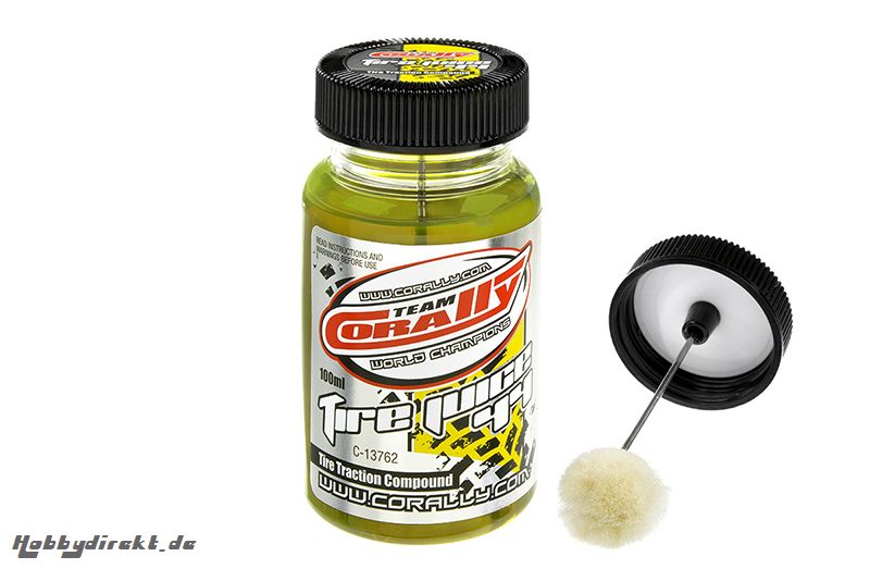 Team Corally - Tire Juice 44 - Reifenhaftmittel - Gelb - Teppich / Gummi Reifen C-13762