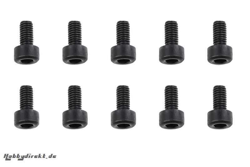 Team Corally - Stahl Schrauben M3 x 6mm - Innensechskant Zylinderkopf - 10 St C-30000