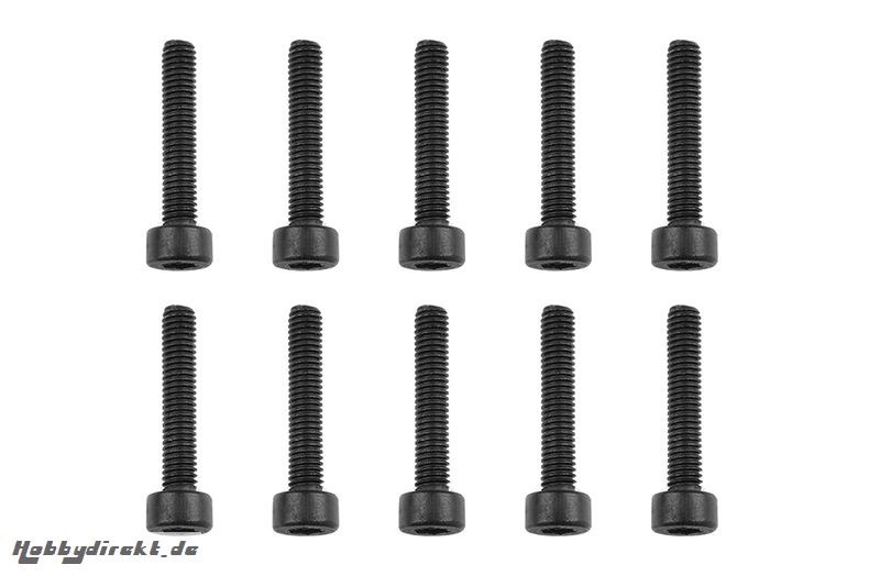 Team Corally - Stahl Schrauben M3 x 16mm - Innensechskant Zylinderkopf - 10 St C-30004