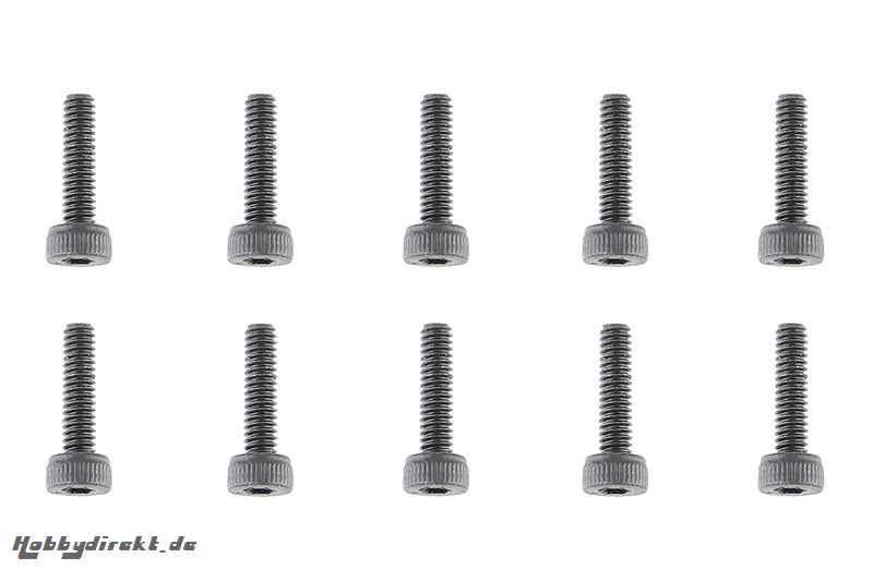 Team Corally - Stahl Schrauben M2 x 8mm - Innensechskant Zylinderkopf - 10 St C-30020