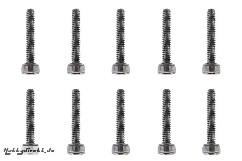 Team Corally - Stahl Schrauben M2 x 12mm - Innensechskant Zylinderkopf - 10 St C-30022