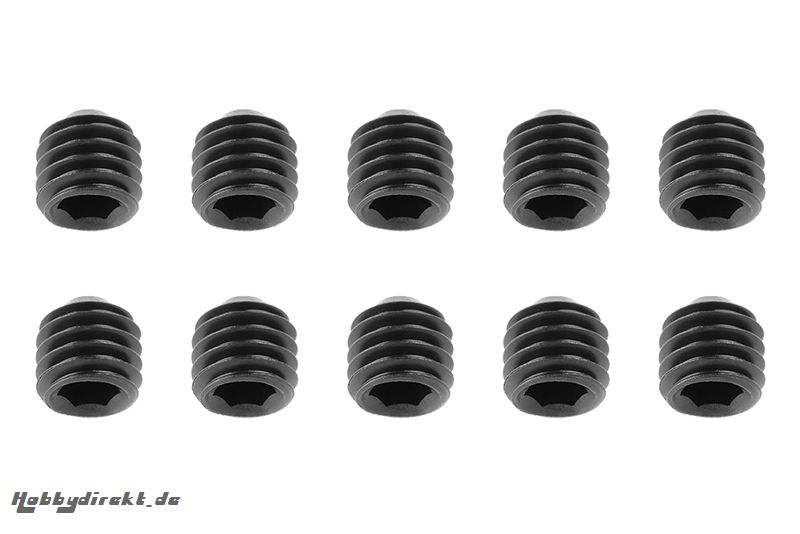 Team Corally - Stahl Stellschrauben M5 x 5mm - Innensechskant - 10 St C-30170