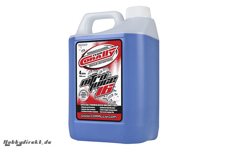 Team Corally - Nitro Juice 16% - Kraftstoff - 4L C-41100