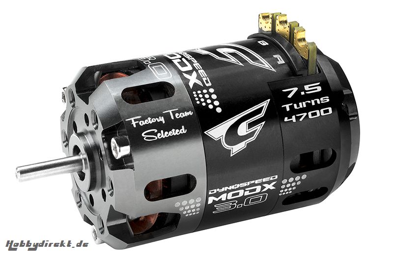 Team Corally - Dynospeed MODX 3.0 - 1/10 Sensored Wettbewerbs Brushless Motor - Modified - 2-Polig - 7.5 Turns - 4700 KV C-61004