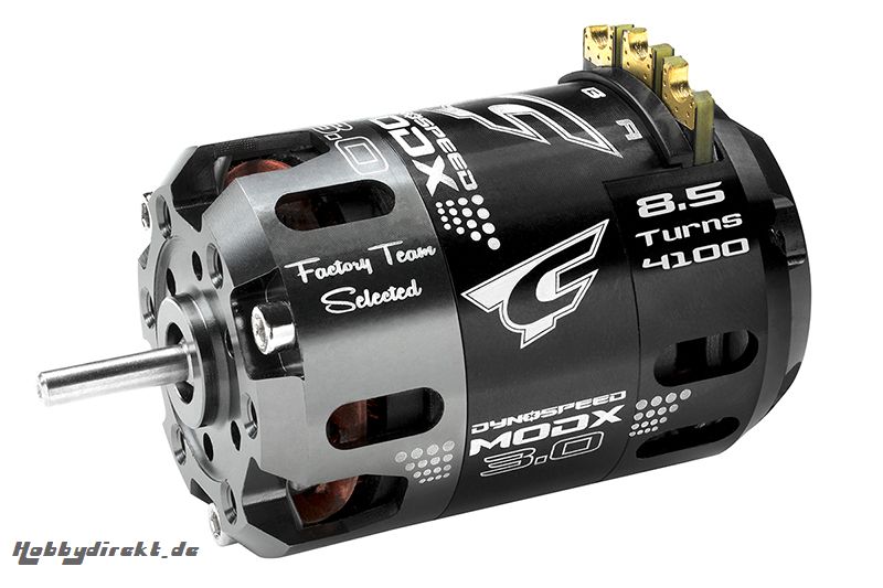 Team Corally - Dynospeed MODX 3.0 - 1/10 Sensored Wettbewerbs Brushless Motor - Modified - 2-Polig - 8.5 Turns - 4100 KV C-61005