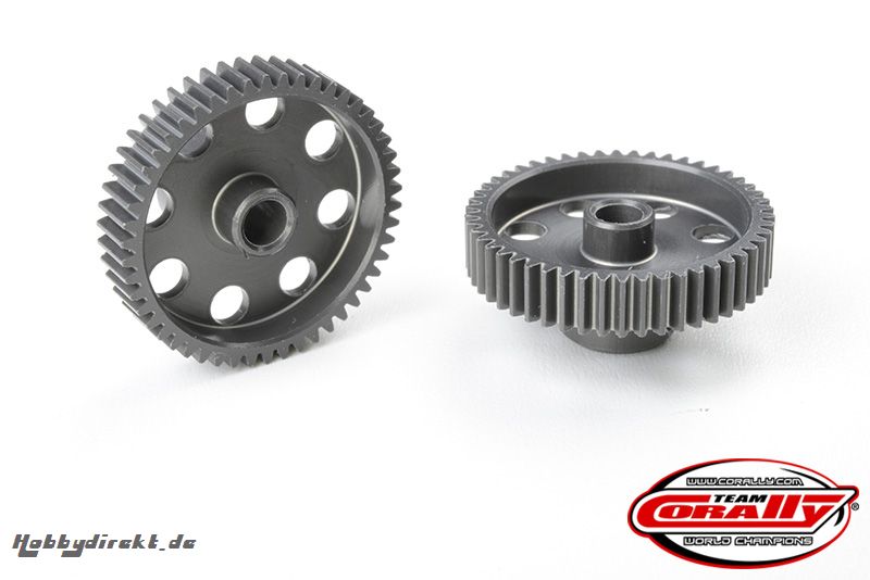 Team Corally - 64 DP Pinion Short Hard Anodised AL7075 45 Teeth - Ã¸3.17mm C-70345