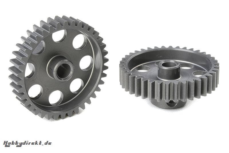 Team Corally - 48 DP Motorritzel - Hard Eloxiert AL7075 - 38 Zähne - Welle 3.17mm C-70438