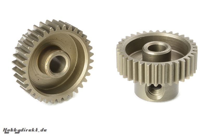 Team Corally - 64 DP Motorritzel - Stahl gehärtet - 34 Zähne - Welle 3.17mm C-71334