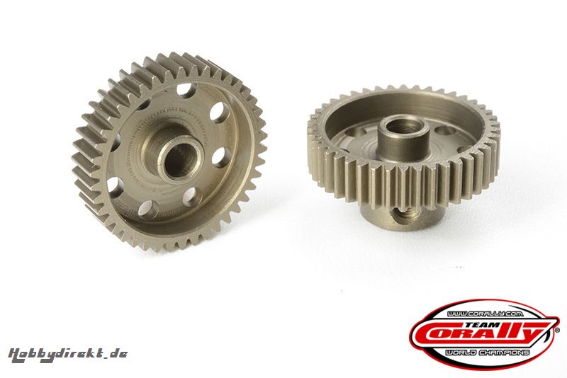 Team Corally - 64 DP Pinion Short Hardened Steel 41 Teeth - Ã¸3.17mm C-71341