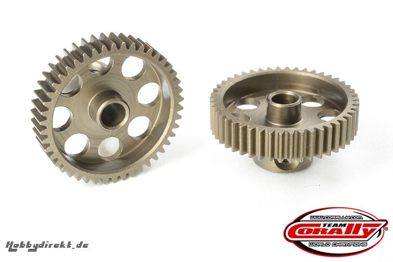 Team Corally - 64 DP Pinion Short Hardened Steel 43 Teeth - Ã¸3.17mm C-71343