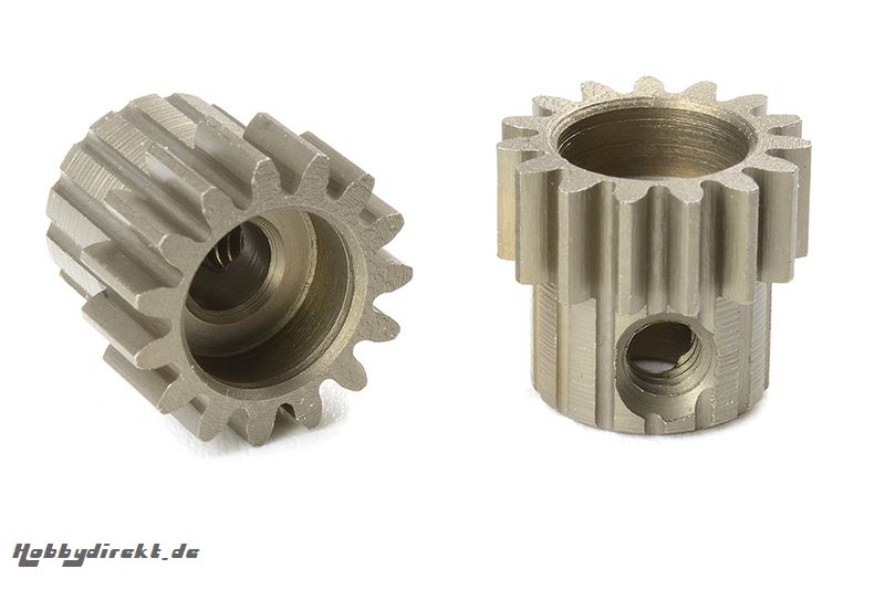 Team Corally - M0.6 Motorritzel - Stahl gehärtet - 15 Zähne - Welle 3.17mm C-71615