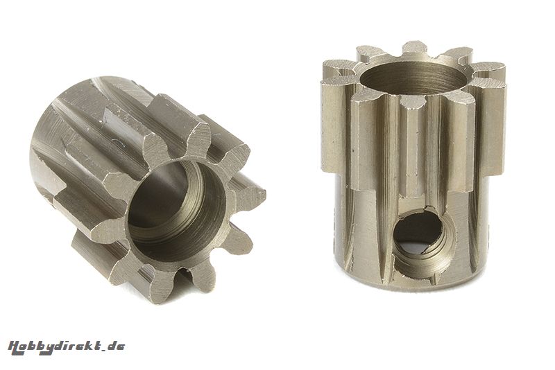 Team Corally - M1.0 Motorritzel - Stahl gehärtet - 10 Zähne - Welle 5mm C-72710