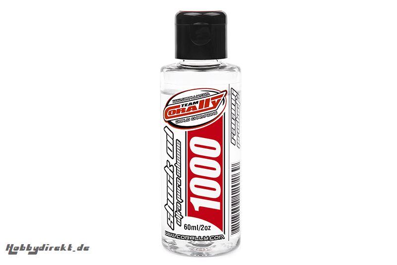 Team Corally - Shock Oil - Ultra Pure Silikon Stossdämpferöl - 1000 CPS - 60ml / 2oz C-81300