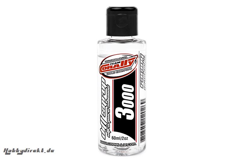 Team Corally - Diff Syrup - Ultra Pure Silikon Differential Öl - 3000 CPS - 60ml / 2oz C-81503