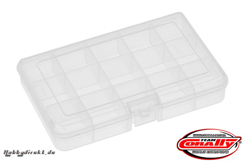 Team Corally - Assortment Box - Medium - 15 Compartments - 165x112x31mm C-90258