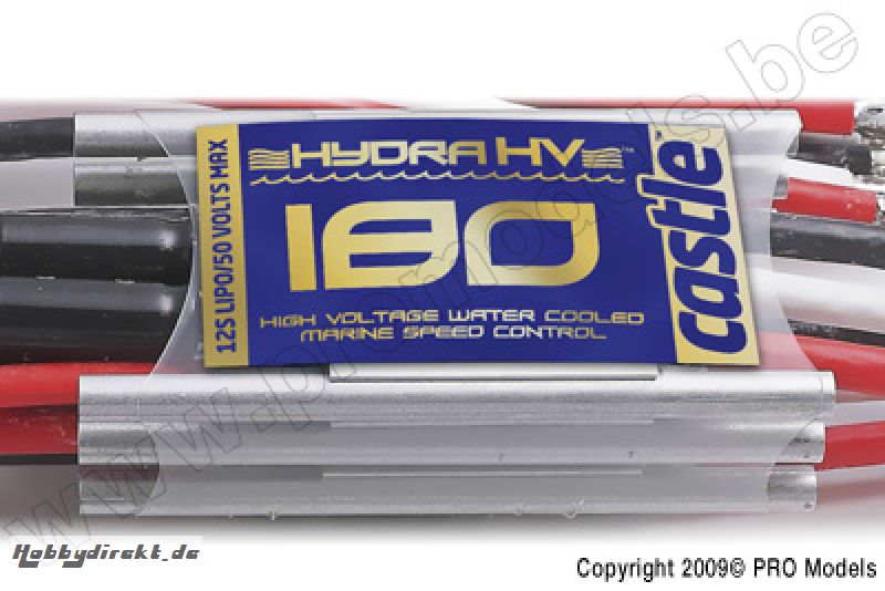 Hydra 180HV 180A 50V MARINE BL ESC CC-010-0013-00