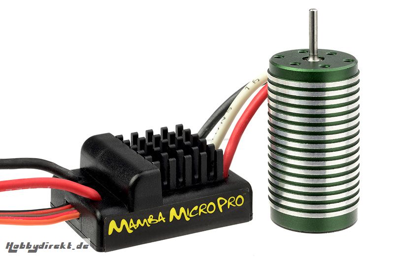 Castle - Mamba Micro Pro 1:18Th 12V Extreme Car Esc w/ 0808 8200Kv Motor CC-010-0059-12