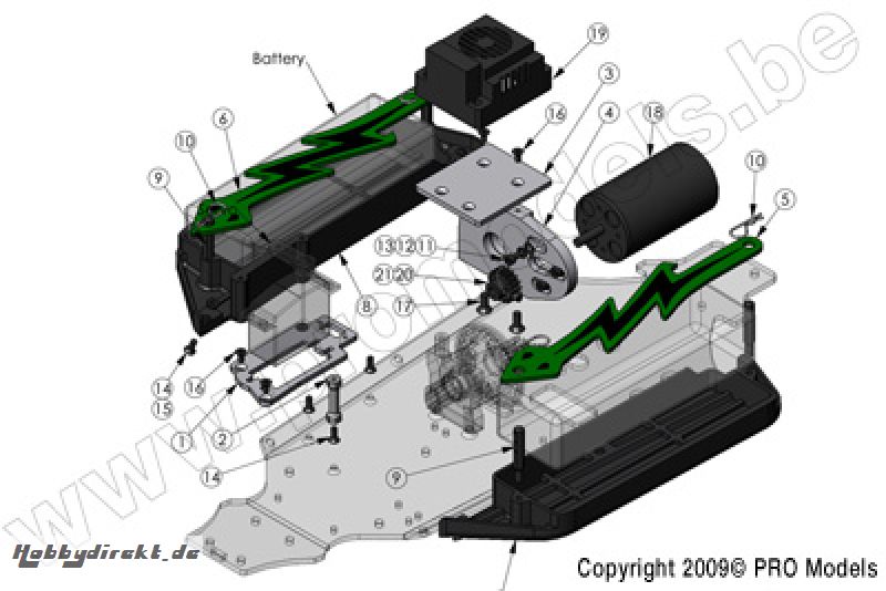 Monster conversion kit - KYOSHO 777 CC-010-0064-01