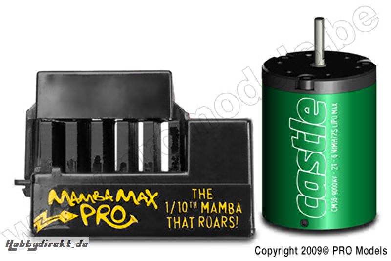 Mamba MAX PRO 1:10TH 25V EXTREME CAR ESC +4600CMS motor CC-010-0066-01