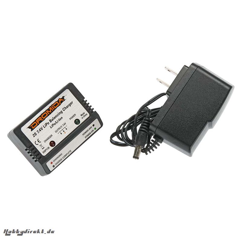 Dromida - 2S LiPo Balancing Charger with A/C Adapter DIDP1130