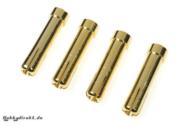 G-Force RC - Steckverbinder - 4.0 Buchse to 5.0mm Stecker - Goldkontakten Adapter - 4 St GF-1000-016