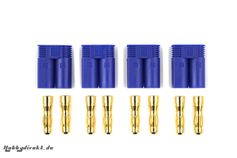 G-Force RC - Steckverbinder - EC-5 - Goldkontakten - Stecker - 4 St GF-1014-002