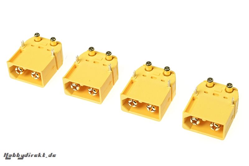 G-Force RC - Steckverbinder - XT-60PW - Goldkontakten - Stecker - 4 St GF-1043-002