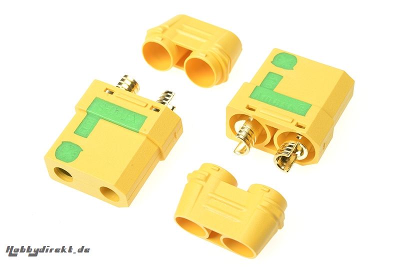 G-Force RC - Steckverbinder - XT-90S - Anti Spark - mit kappe - Goldkontakten - Stecker - 2 St GF-1054-002