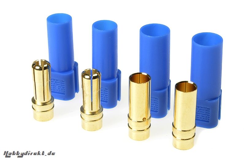 G-Force RC - Steckverbinder - XT-150 - Goldkontakten - Stecker + Buchse - Blau - 2 Paare GF-1055-004