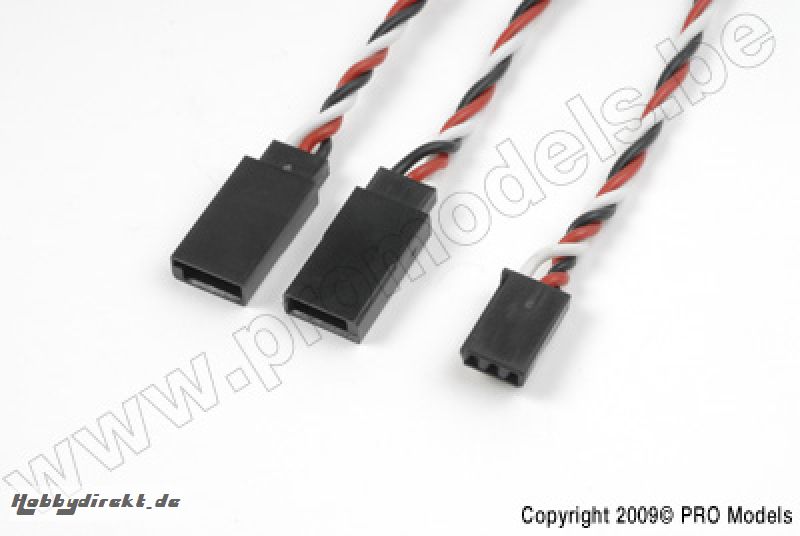 G-Force RC - Servo V-Kabel - Verdrillt - Futaba - 22AWG / 60 Stränge - 15cm - 1 St GF-1110-020