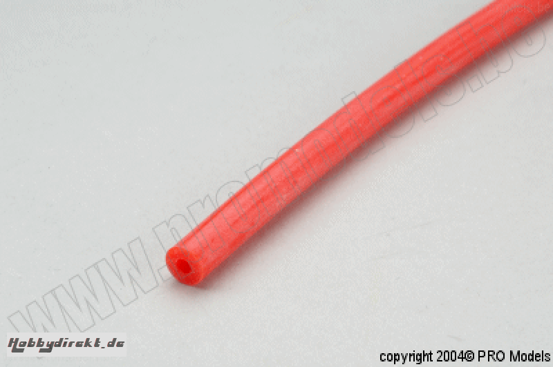 Protech RC - Sil. Tube Red 2X5 25m J20102.25