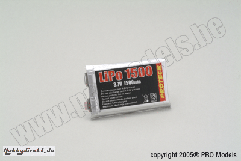 LI-PO CELL 3,7V 1500MAH LP0150