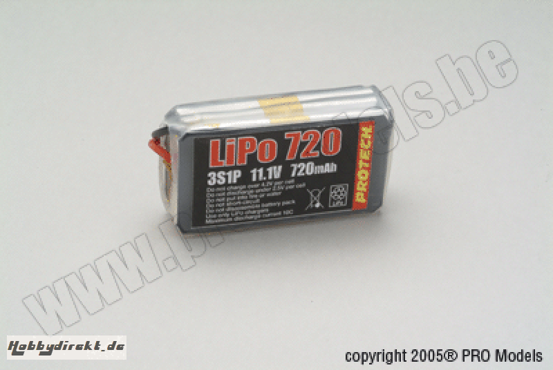 LI-PO POWERPACK 11,1V 720MAH LP131072