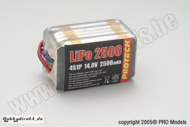 LI-PO POWERPACK 14,8V 2500MAH LP141250