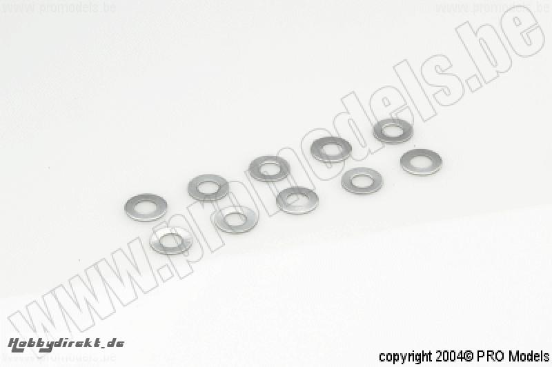 Protech RC - Shim Ring 4X8X0.5mm 10Pc MA2285