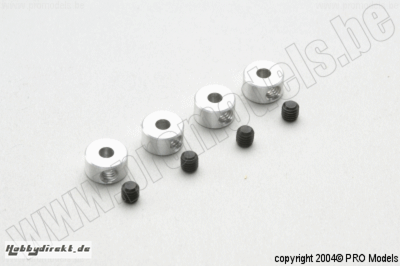 Protech RC - Alu Wheel Collar 2.5mm, 4 Pcs MA474