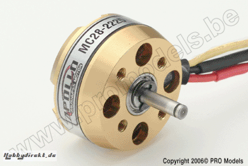 APOLLO BRUSHLESS OUTRUNNER MOTOR MC28-2225 MC28-2225