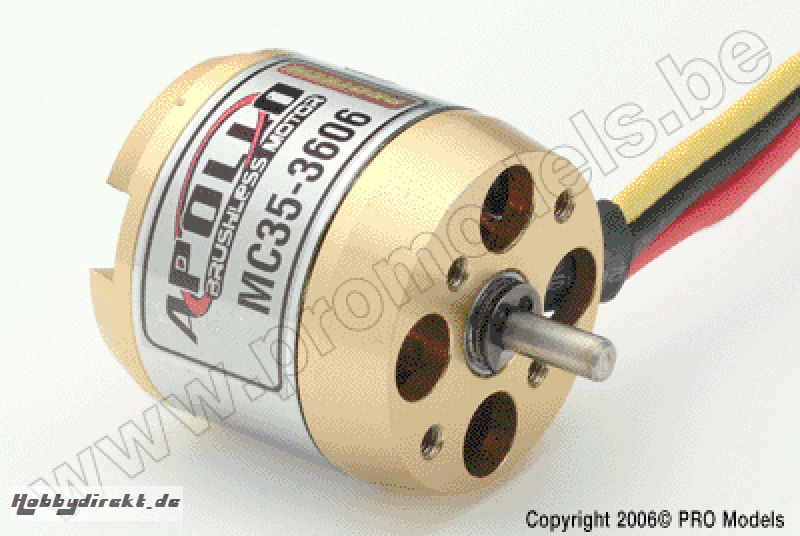 APOLLO BRUSHLESS OUTRUNNER MOTOR MC35-3606 MC35-3606