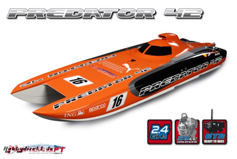 Navicraft - Predator 42 RTR 2.4Ghz, 26cc Performance Series NC-010