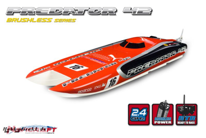 Navicraft - Predator 42 RTR 2.4Ghz, X-Treme Brushless Power NC-301