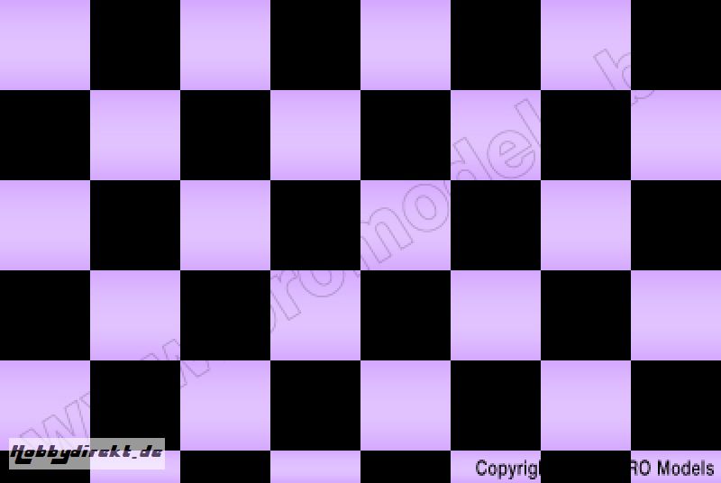 Oracover - Fun 3 (25mm Square) Pearl Purple + Black ( Length : Roll 10m , Width : 60cm ) OR-43-056-071-010