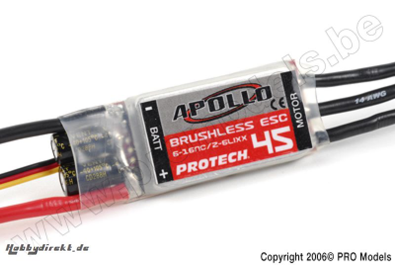 APOLLO ESC BRUSHLESS 45A OPTO PRO.E45