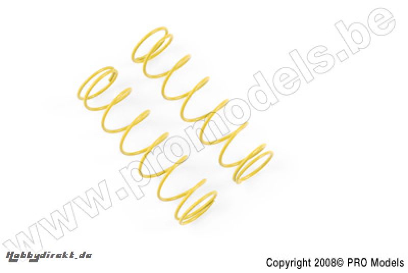 Ishima Racing - Shock Spring Rear 1.3mm (Yellow) RVB-S021