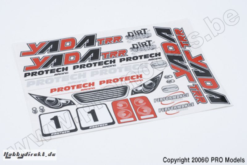 Protech RC - Decal Sheet Yada Trr T33.036