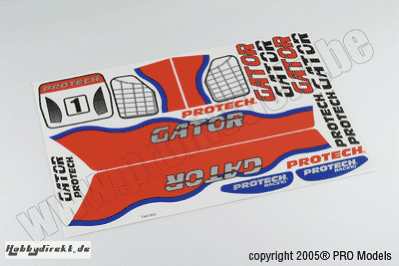 DECALS GATOR 1/5 T44.003