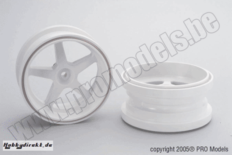 RIMS 1/6 WHITE 2PCS T44.6105.1