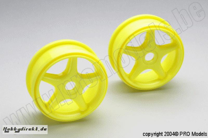 Protech RC - Rims 5 Star 1/8 Yellow T54.084